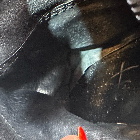 Franco Sarto A-Track Knee High Black Suede Boots Women’s 7M Vibram - Picture 12 of 15